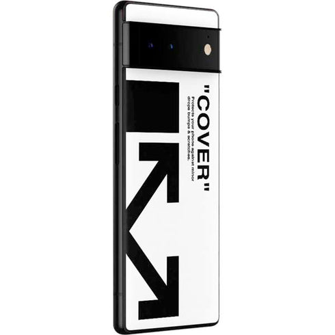Black and White Arrows Google Pixel 6 Pro Skin